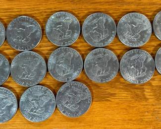 15 1977-1978 Eisenhower Dollars Coins	1.75x1.5in		107015
