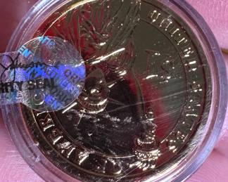 40 Coin Morgan Mint Golden Presidential Dollar Collection The Compete Gold Presidents Coin Set Complete	Case: 2.5x17x12in		107002
