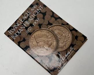 1857-1909 Flying Eagle & Indian Head 1 Cent Penny  Book Set 59 Coins 	7.75x6in		107089