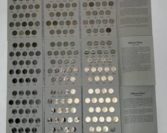 1938-2019 Jefferson Nickel Coin Book Set 197 Coins 3 Books 	7.75x6in		107088
