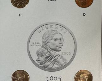 2005-2008 Sacagawea Dollar Coin Book Set 11 Coins Harris	7.75x5.75in		107012
