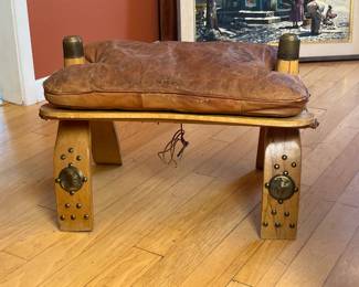 Vintage 1960’s Egyptian Camel Saddle Stool	16 x 23 x 14in		106005
