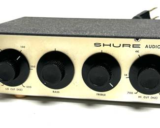 Shure Audio Master M63 Equalizer Preamplifier EQ Preamp  	2.75x11.25x6.5in 	3lbs 13oz	970078

