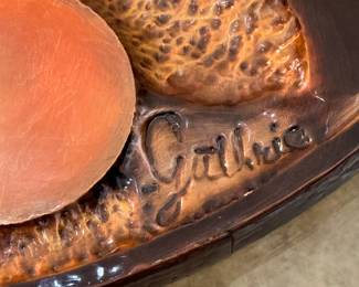 Robert Bob Guthrie Art Repousse Copper Art Wall Disc 	1in x 22in Diameter 		130008
