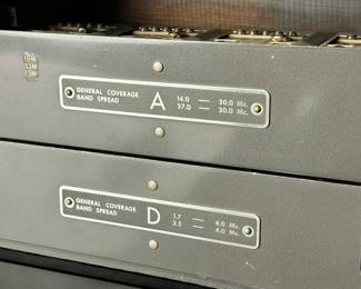 Vintage National HRO Coil A & D General Coverage & Band Spread Grey Coils 	Case: 8.25x11.25x6in 	6lbs	970100
