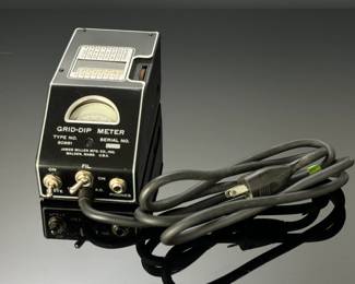 James Millen Grid-Dip Meter Type No 90661 w/ Coils & Case Ham	Case: 3.75x5x11.25in	4lbs unpacked 	970014
