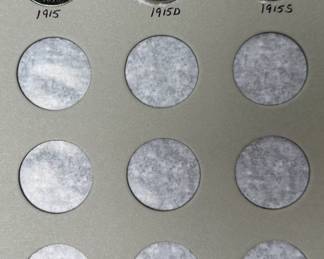 1911-1915 Barber Silver Half-Dollar Coin Book Set 15 Coins 	7.75x6in		107049
