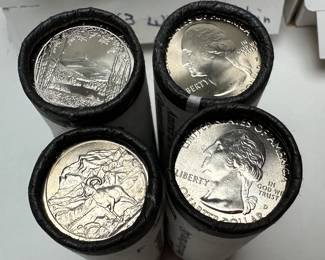 12 Rolls Uncirculated 2012-2013 American the Beautiful Quarters Denali Great Basin Fort McHenry Mount Rushmore	Box:1.25x4x6in		107068
