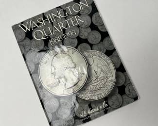 1988-1998 Washington Quarters Coin Book Set 35 Coins Complete Quarter Set	7.75x6in		107062
