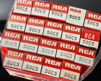 Lot of 19 Vintage RCA 50C5 Tubes NOS 	4.25x5.25x3in	12oz	970035
