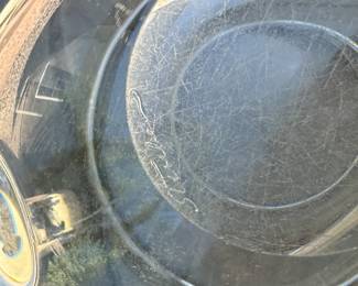 Steuben Glass 8086 Pear Shaped Scroll Handle Sauce Boat Lloyd Atkins Gravy Boat	3.75x7x4.5in		130017
