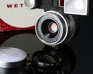 1965 Leica Leitz Summaron 35mm 2.8 M Lens w Ocular 3.5cm f/2.8 M3 Goggles SIMOW/11106 in Box M Bayonet 	Original Box: 2.9x4.9x4.35	1lbs	970002
