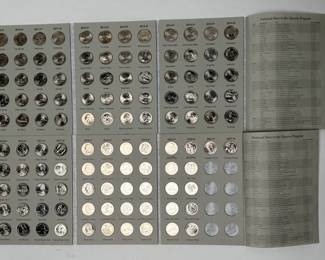 2010-2021 Washington Quarters National Park Coin Two Book Set 112 Coins Complete Quarter Set	7.75x6in		107063
