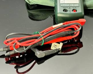 Greenlee CM-600 AC/DC 600A Clamp-On Meter Multimeter Clampmeter With Leads & Case 	In Case: 2.5x3x9.5in	1lbs 2 oz	970021
