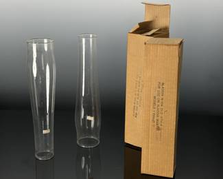 Lot of 2 ALADDIN Lamp Chimney N-104 For Models 1 thru 11 Mantle Lamps NOS NEW OLD STOCK	box: 13x3x3in	1lbs 1 oz	970063
