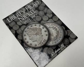 1883-1912 Liberty Head Nickel Coin Book Set 34 Coins 	7.75x6in		107086
