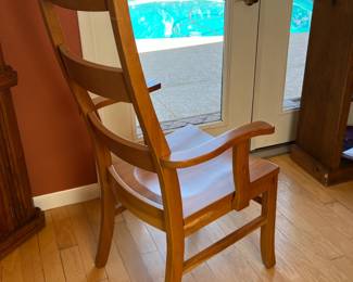 Amish Shaker Cherry Wood Arm Chair Single Chair	47 x 24 x 22in seat height 18		106008
