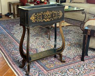 The Bombay Company Decorative Wood Planter Plant Stand	34.25x25x9.25in		117005
