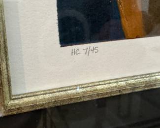 Signed Itzchak Tarkay Lunch with Erin Serigraph Framed Art Lithograph w/ COA	Frame: 35x47in		130007
