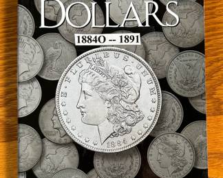 1884-1891 Morgan Silver Dollar Coin Book Set 26 Coins 	7.75x6in		107006
