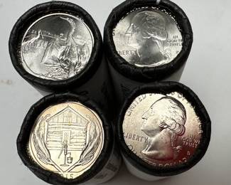 12 Rolls Uncirculated 2014-2015 American the Beautiful Quarters Smoky Mountains Shenandoah Arches Everglades 	Box:1.25x4x6in		107069
