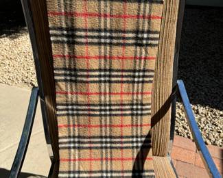 Burberry Cashmere Scarf Classic Check Beige	12 x 50in 		130006
