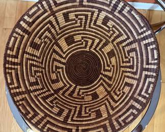 Southwest Style Maze Basket 	6.5x20.5in diameter 		104014
