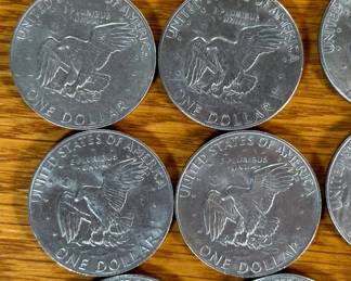 15 1977-1978 Eisenhower Dollars Coins	1.75x1.5in		107015
