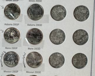 Washington Quarters Volume I & II 1999-2008 100 Coin Set	7.5x6in		107020
