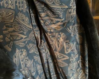 Thomas E. McElroy Full Length Natural Ranch Mink Coat	Unmarked, though owner remarked in is a size 12. 		117010
