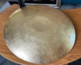 Italian Contemporary Studio Art Glass Plate Decor Platter Large Handmade 	15.5 in Diameter x 1 .75 in H		110005
