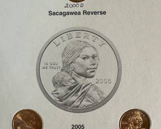 2005-2008 Sacagawea Dollar Coin Book Set 11 Coins Harris	7.75x5.75in		107012
