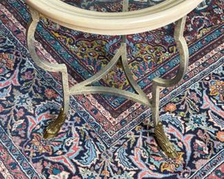 Hoof Foot Glass Top Pedestal/Plant Stand	22.5x16.5in dia		117008
