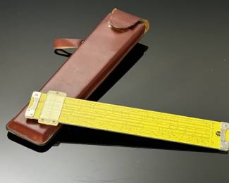 Pickett Model N-16-ES Electronic Slide Rule in Leather Case 	2x3x13in	11oz	970068

