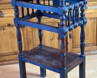 Antique Spanish Bible Stand Lectern 	45x24x14in		104037
