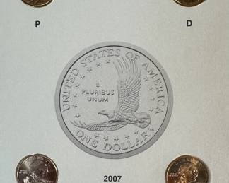 2005-2008 Sacagawea Dollar Coin Book Set 11 Coins Harris	7.75x5.75in		107012
