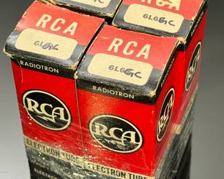 Lot of 4 Vintage RCA 6L6GC Tubes 6L6 GC	4.75x3.25x3.25in	8.5 oz	970047
