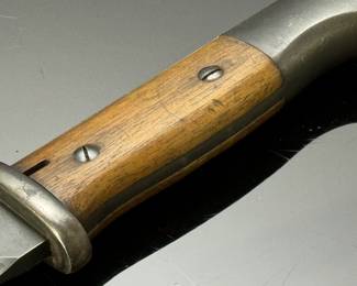 Vintage German WWII Jos. Corts Bayonet K98 bayonet & Scabbard JOS K-98	Bayonet: 15 1/8in Long Blade: 9 7/8in Long in scabbard: 16.5in Long 	10lbs 8 oz	970016
