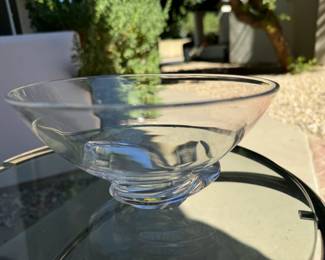 Steuben Glass 8060 Swirl Bowl by Donald Pollard Signed	3.5in H x 7in Diameter 		130016
