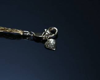 14kt Gold Soft Gold Mesh Necklace w/ Elliptical Pendant 14k Italy Multi strand 	Necklace 17in Long  Pendant 54.5x19mm	5.25 grams 	970106
