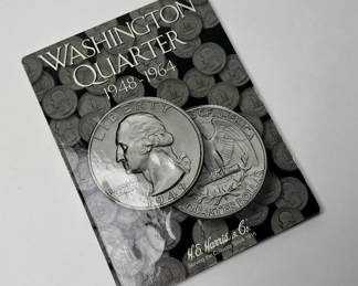 1948-1964 Washington Quarters Coin Book Set 41 Coins Complete Quarter Set	7.75x6in		107060
