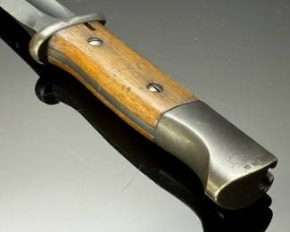 Vintage German WWII Jos. Corts Bayonet K98 bayonet & Scabbard JOS K-98	Bayonet: 15 1/8in Long Blade: 9 7/8in Long in scabbard: 16.5in Long 	10lbs 8 oz	970016
