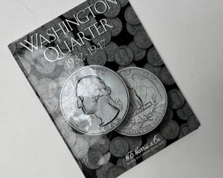 1932-1947 Washington Quarters Coin Book Set 44 Coins Complete Quarter Set	7.75x6in		107059
