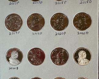 Starting 2009 Native American Dollar Coins Book Set 48 Coins Sacagawea Harris	7.75x5.75in		107011
