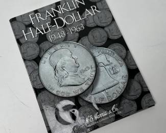 1948-1963 Franklin Silver Half-Dollar Coin Book Set Complete 36 Coins 	7.75x6in		107050
