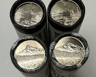 12 Rolls Uncirculated 2010-2011 American the Beautiful Quarters Grand Canyon Gettysburg Mount Hood Yosemite Yellowstone 	Box:1.25x4x6in		107065
