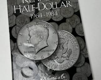 1964-1984 Kennedy Half-Dollar Coin Book Set Complete 36 Coins 	7.75x6in		107051
