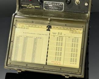 WWII US Army Signal Corps Frequency Meter BC-221-M Bendix Radio	16x10.75x10in	20lbs	970094

