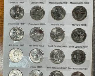 Washington Quarters Volume I & II 1999-2008 100 Coin Set	7.5x6in		107020
