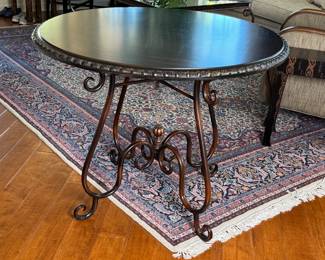 Wood Top Metal Frame Table	30in H x 38in Diameter		117009
